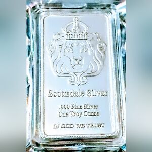 Scottsdale Silver 1 Ounce Silver Bar